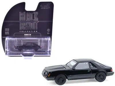 Greenlight 1979 Ford Mustang Fastback Black "black Bandit" Series 30 1/64 Diecast Model Car By  In Black