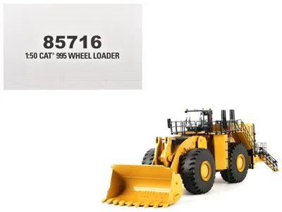 Diecast Masters Cat Caterpillar 995 Wheel Loader Yellow "high Line Series" 1/50 Diecast Model By  In Yellow