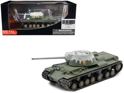 Panzerkampf Soviet Kliment Voroshilov Kv-3 Heavy Tank Winter Camouflage 1/72 Diecast Model By  In Green
