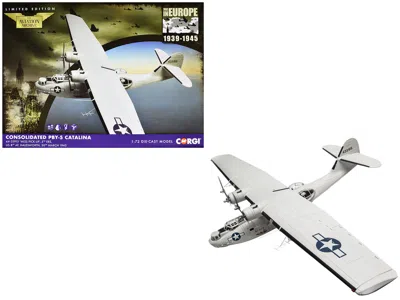 Corgi Consolidated Pby-5 Catalina Patrol Aircraft "miss Pick Up 5th Ers 8th Af Halesworth" (1945) United S In White