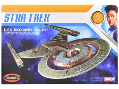 Polar Lights Skill 2 Snap Model Kit U. S.s. Discovery Ncc-1031 Spacecraft "star Trek: Discovery" (2017-2024) Tv S In Multi