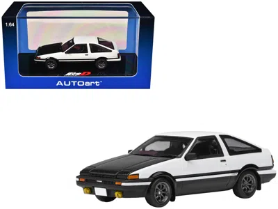 Autoart Toyota Sprinter Trueno (ae86) Rhd (right Hand Drive) "project D Final Version" White With Graphics " In Multi