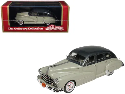 Goldvarg Collection 1948 Pontiac 4 Door Sedan Oyster Gray 2-tone Limited Edition To 200 Pieces Worldwide 1/43 Model Car  In Green