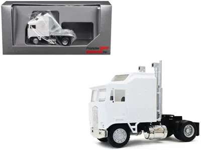 Promotex Kenworth K100 Single-axle Truck With 5-bar Grill White 1/87 (ho) Plastic Model Car By  In White