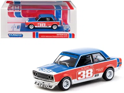 Tarmac Works Datsun 510 #38 Jim Fitzgerald "scca National Championship" (1973) "hobby64" Series 1/64 Diecast Mode In Multi