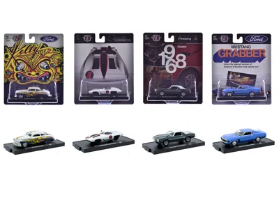 M2 Auto-drivers Set Of 4 Pieces In Blister Packs Release 122 Limited Edition To 9600 Pieces Worldwide 1 In Multi