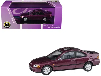 Paragon 1995 Honda Civic Coupe Ej1 Camellia Red Metallic 1/64 Diecast Model Car By  Models In Purple