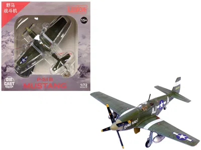 Legion North American P-51b Mustang Aircraft "ding Hao! 356th Squadron 354th Group" (1944) United States Ar In Green