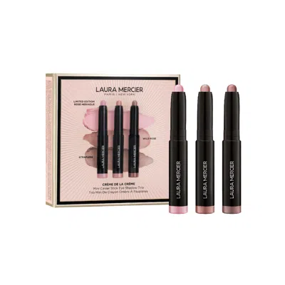 Laura Mercier Crème De La Crème Mini Caviar Stick Eyeshadow Trio (limited Edition)