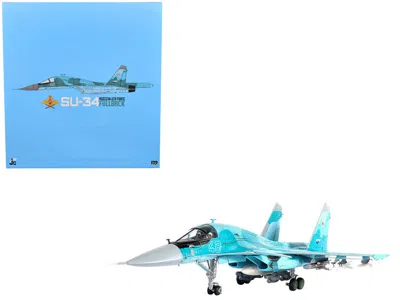 Jc Wings Sukhoi Su-34 Fullback Aircraft "russian Air Force Ramenskoye" (2011) 1/72 Diecast Model By  In Blue