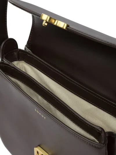 Soeur Mini Belissima Leather Crossbody Bag In Brown