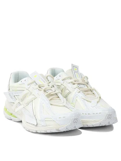 New Balance Mens White White Mint Flash 1906a Mesh Low-top Trainers In White