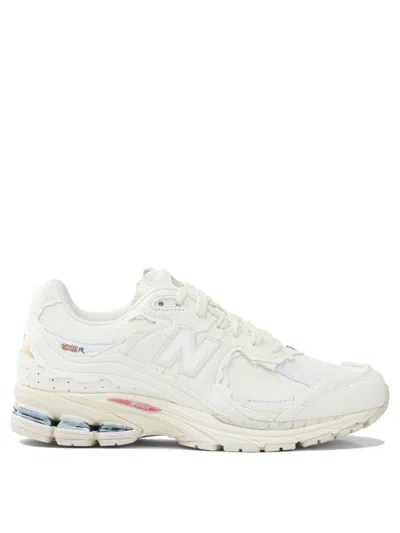 New Balance Mens Sea Salt 2002r Protection Pack Woven Trainers In White
