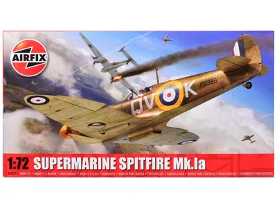 Airfix Level 1 Model Kit Supermarine Spitfire Mk. Ia Aircraft 1/72 Plastic Model Kit By  In Multi