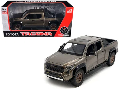 Other 2024 Toyota Tacoma Trailhunter Edition Pickup Truck Bronze Metallic 1/24 Diecast Model Car In Brown