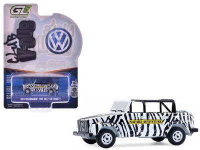 Greenlight 1974 Volkswagen Thing (type 181) "safari Adventure" Black And White Zebra Stripes "club Vee-dub" Ser In Multi