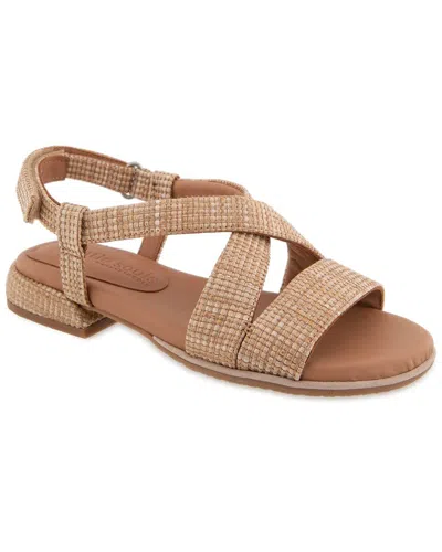 Gentle Souls By Kenneth Cole Heather Slingback Sandal In Brown