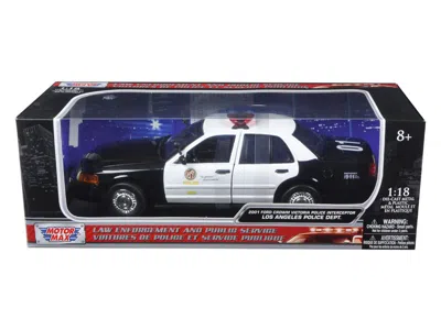 Motormax 2001 Ford Crown Victoria Los Angeles Police Department Lapd Car 1/18 Diecast Car Model By  In White
