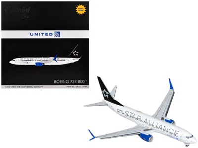 Geminijets Boeing 737-800 Commercial Aircraft With Flaps Down "united Airlines Star Alliance" (n76516) White Wi In White