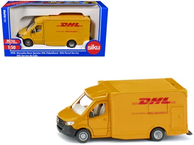 Siku Mercedes-benz Sprinter Van Yellow "dhl" 1/50 Diecast Model Car By  In Yellow