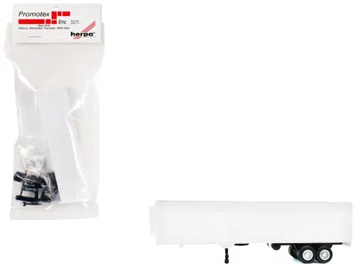 Promotex 40ft Refrigerated (reefer) Trailer White 1/87 (ho) Plastic Model By  In White