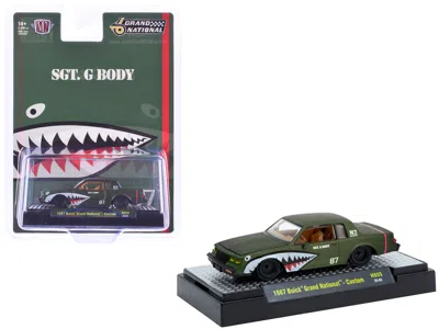 M2 1987 Buick Grand National Custom Green Metallic With Shark Mouth Graphics "sgt. G Body" Limited Edit In Green