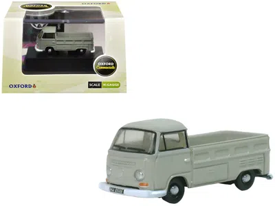 Oxford Diecast Volkswagen T2 Pickup Truck Light Gray 1/148 (n) Scale Diecast Model Car By  In Gray