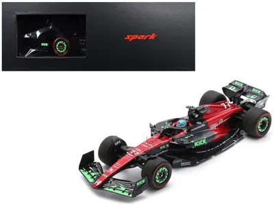 Spark Alfa Romeo C43 #77 Valtteri Bottas "f1 Team Kick" Formula One F1 "belgian Gp" (2023) And Acrylic Dis In Multi