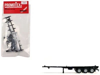 Promotex Container Chassis For 3-axle 40ft Trailer 1/87 (ho) Plastic Model By  In Black