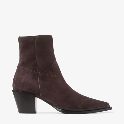 Jimmy Choo Cece Ankle Boot 60 In Brown