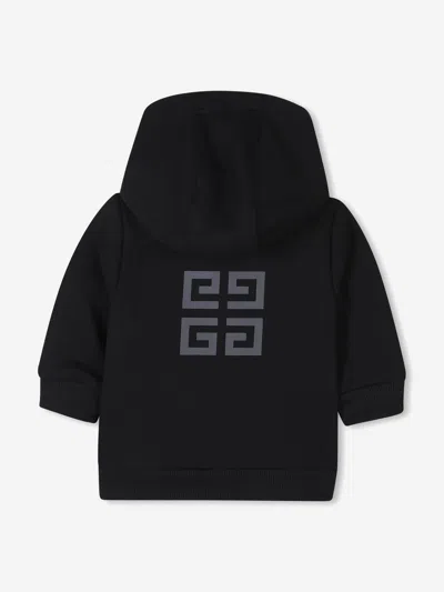 Givenchy Baby Boys 4g Logo Zip Up Top In Black