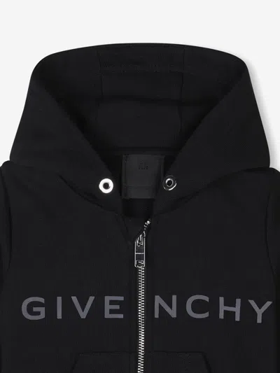 Givenchy Baby Boys 4g Logo Zip Up Top In Black