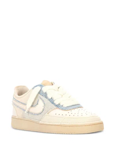 Seddy's Customised Corduroy Sneakers In Neutral