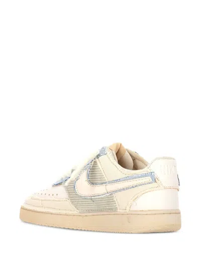 Seddy's Customised Corduroy Sneakers In Neutral