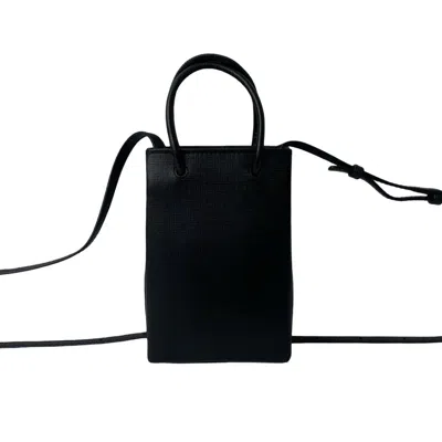 Pre-owned Balenciaga Black Leather Handbag Shoulder Bag ()