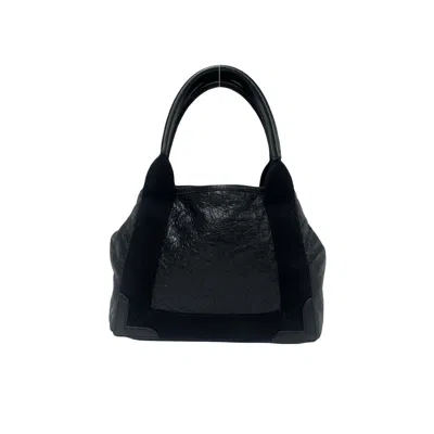 Pre-owned Balenciaga Black Leather Handbag Shoulder Bag ()