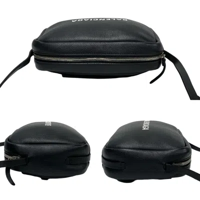 Pre-owned Balenciaga Black Leather Pochette Shoulder Bag ()
