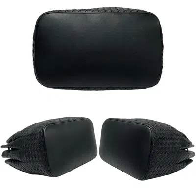 Pre-owned Bottega Veneta Black Leather Handbag Shoulder Bag ()