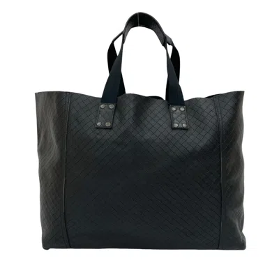 Pre-owned Bottega Veneta Black Leather Handbag Tote Bag ()