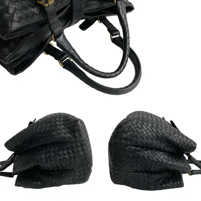 Pre-owned Bottega Veneta Black Leather Tote Bag ()