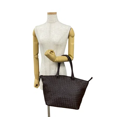 Pre-owned Bottega Veneta Brown Leather Handbag Tote Bag ()