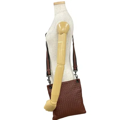Pre-owned Bottega Veneta Brown Leather Pochette Shoulder Bag ()