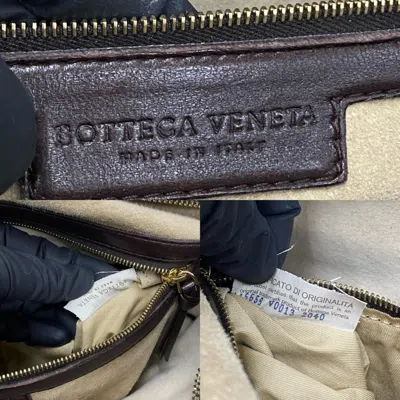 Pre-owned Bottega Veneta Brown Leather Boston Bag Handbag ()