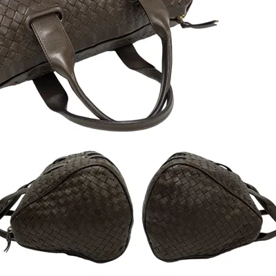 Pre-owned Bottega Veneta Brown Leather Boston Bag Handbag ()