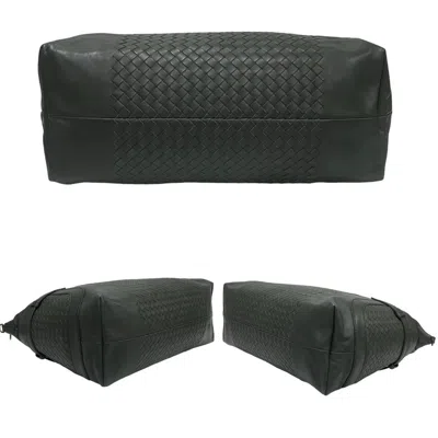 Pre-owned Bottega Veneta Gray Leather Shoulder Bag ()
