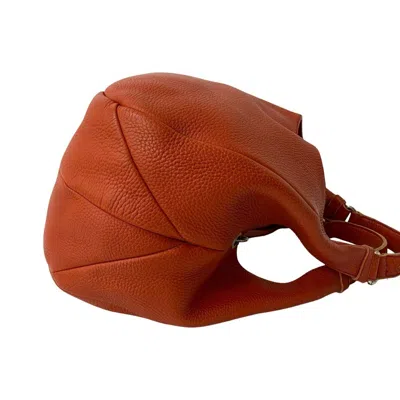 Pre-owned Bottega Veneta Orange Leather Handbag Tote Bag ()