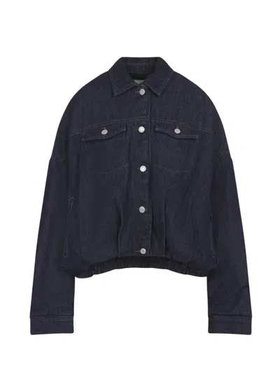 Dries Van Noten Cotton Denim Vesto Jacket In Blue