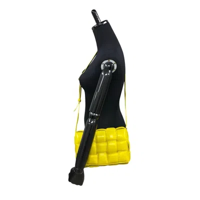 Pre-owned Bottega Veneta Yellow Leather Shoulder Bag ()
