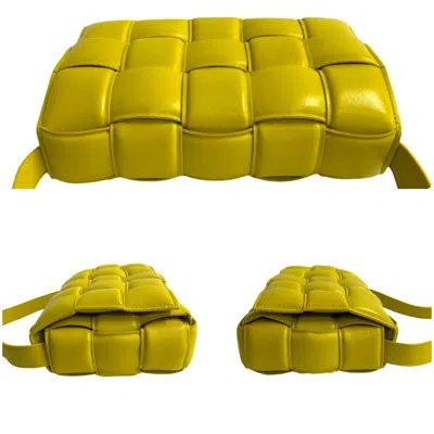 Pre-owned Bottega Veneta Yellow Leather Shoulder Bag ()