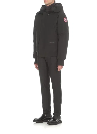 Canada Goose Chilliwack Padded Down Bomber Jacket In Black
